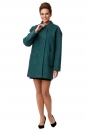 Женское пальто из текстиля с воротником 8000916