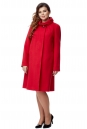 Женское пальто из текстиля с воротником 8000951-2