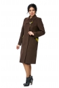 Женское пальто из текстиля с воротником 8001020-2