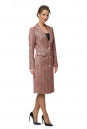 Женское пальто из текстиля с воротником 8001044