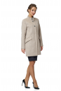 Женское пальто из текстиля с воротником 8001119