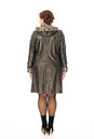 Женское кожаное пальто из натуральной кожи с воротником 8001761-3