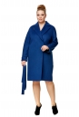 Женское пальто из текстиля с воротником 8001966