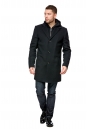Мужское пальто из текстиля с воротником 8002074