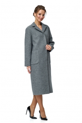 Демисезонное женское пальто из текстиля