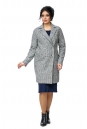 Женское пальто из текстиля с воротником 8002344