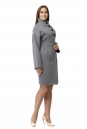 Женское пальто из текстиля с воротником 8002812