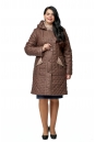 Женское пальто из текстиля с капюшоном 8009967-2