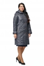 Женское пальто из текстиля с капюшоном 8010463-2