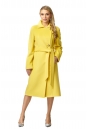 Женское пальто из текстиля с воротником 8010640