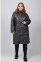 Женское пальто из текстиля с капюшоном 8023414-6