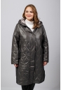 Женское пальто из текстиля с капюшоном 8023415-4
