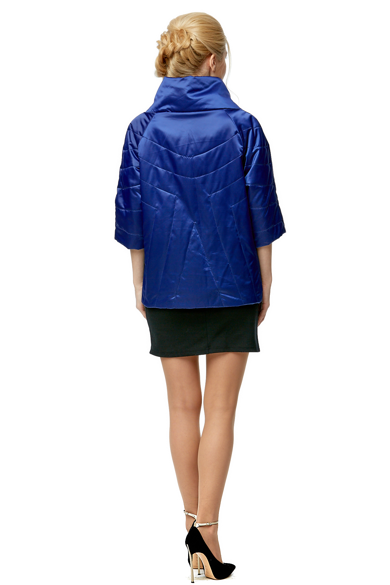 Куртка женская из текстиля с воротником 8000895-3