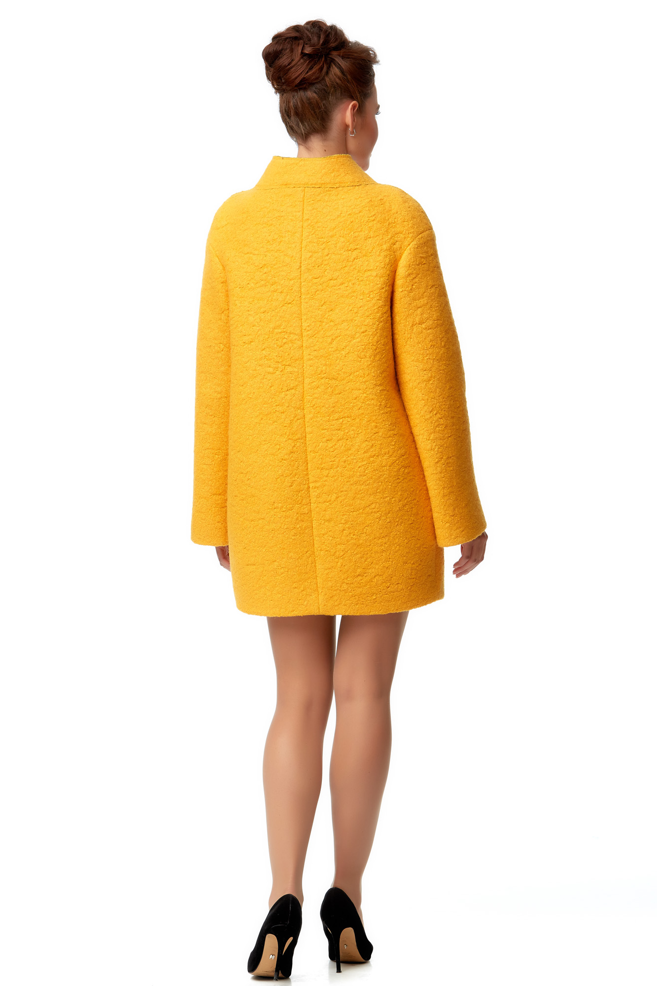 Женское пальто из текстиля с воротником 8001890-3