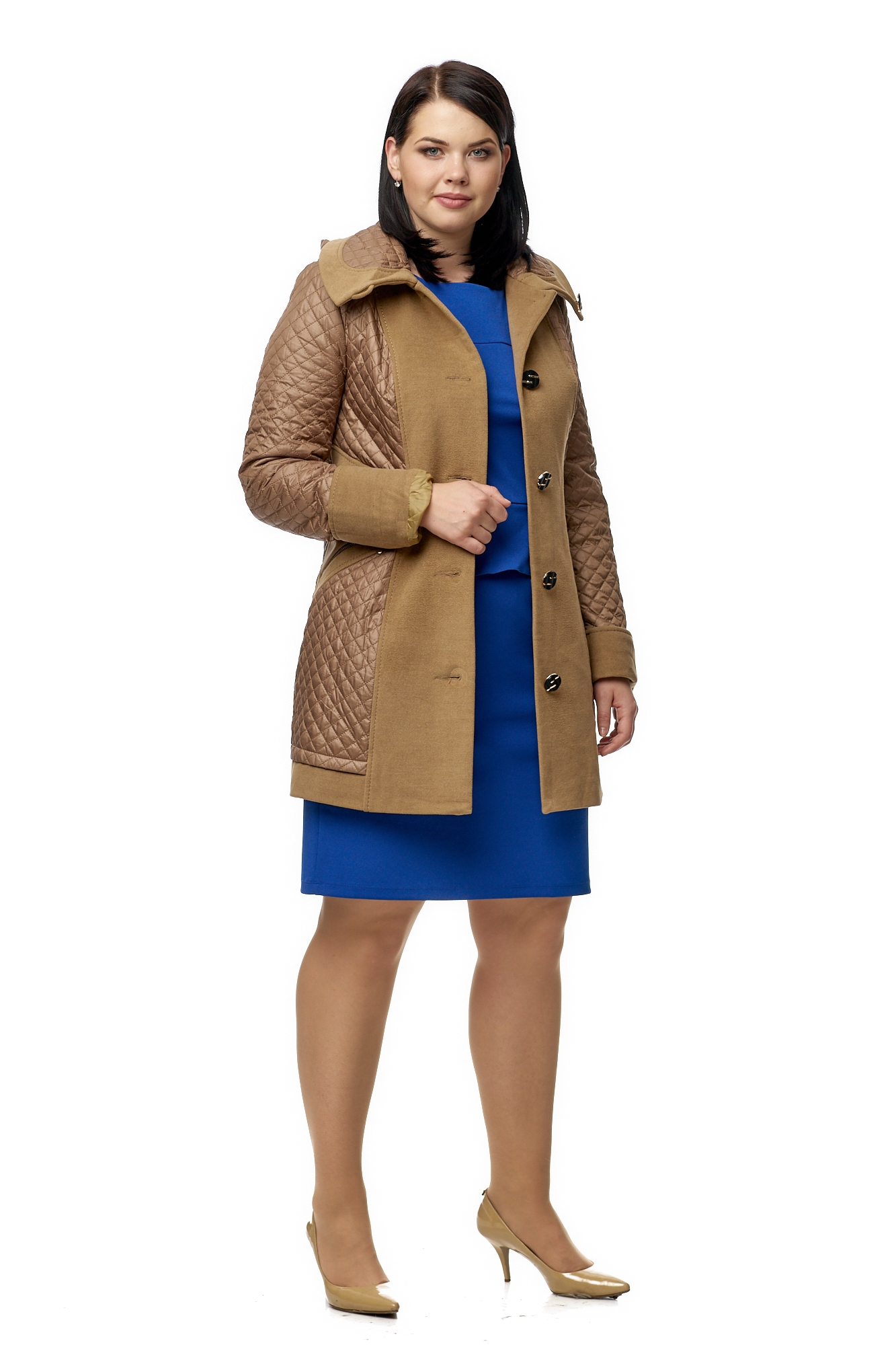 Куртка женская из текстиля с капюшоном 8010503-2