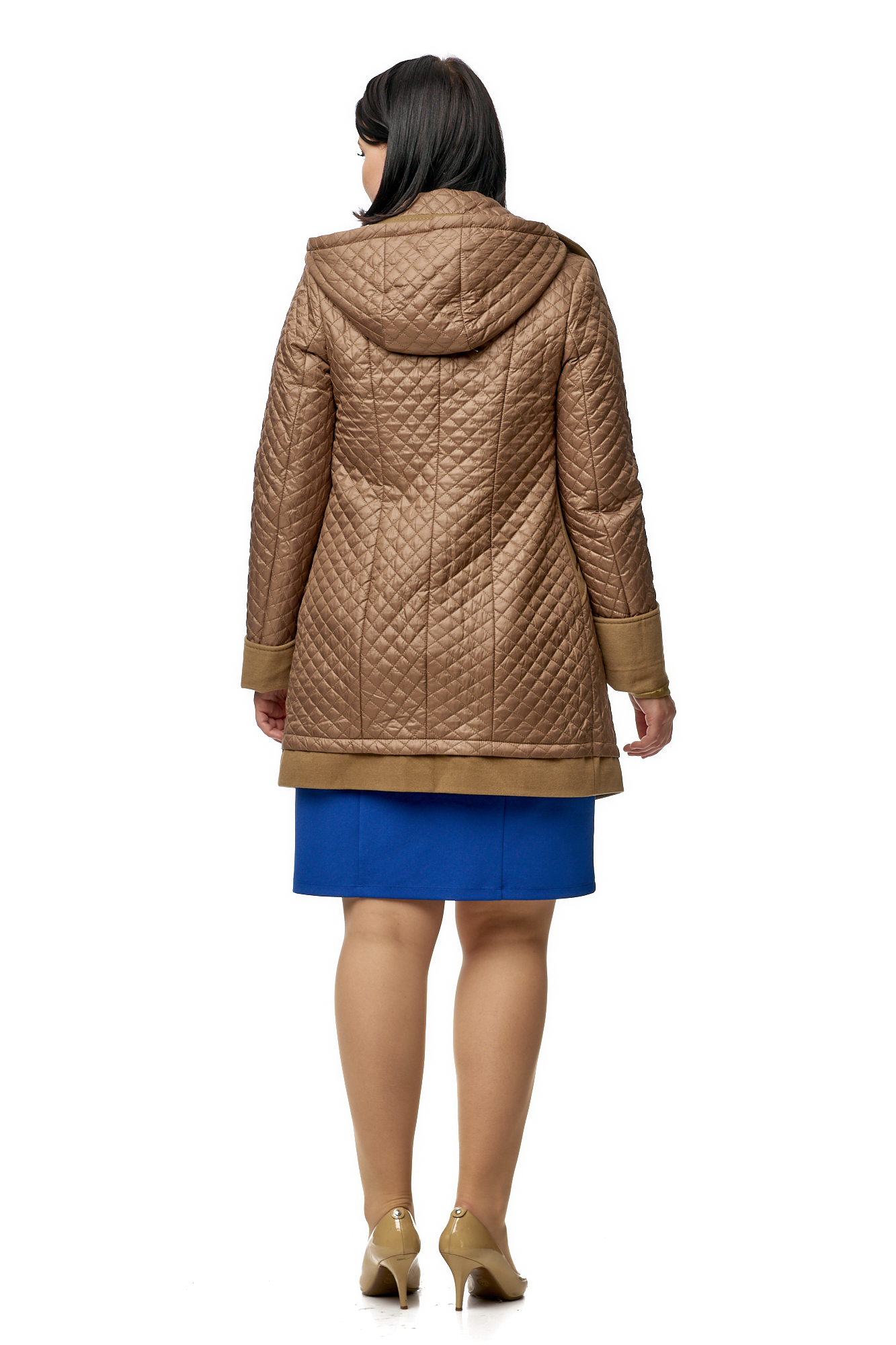 Куртка женская из текстиля с капюшоном 8010503-3